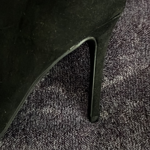 Women’s faux suede new without tags black knee-high boots.size 8 medium - Picture 2 of 10